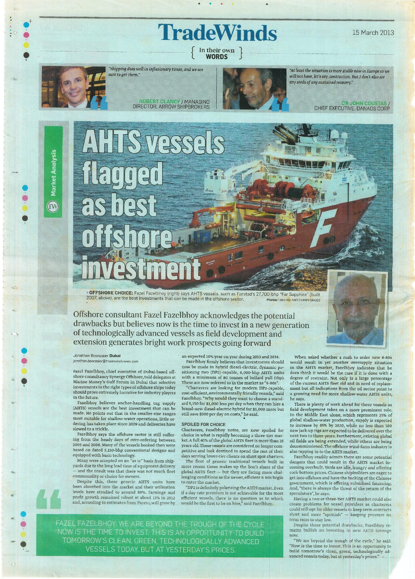 Tradewinds – March 2013