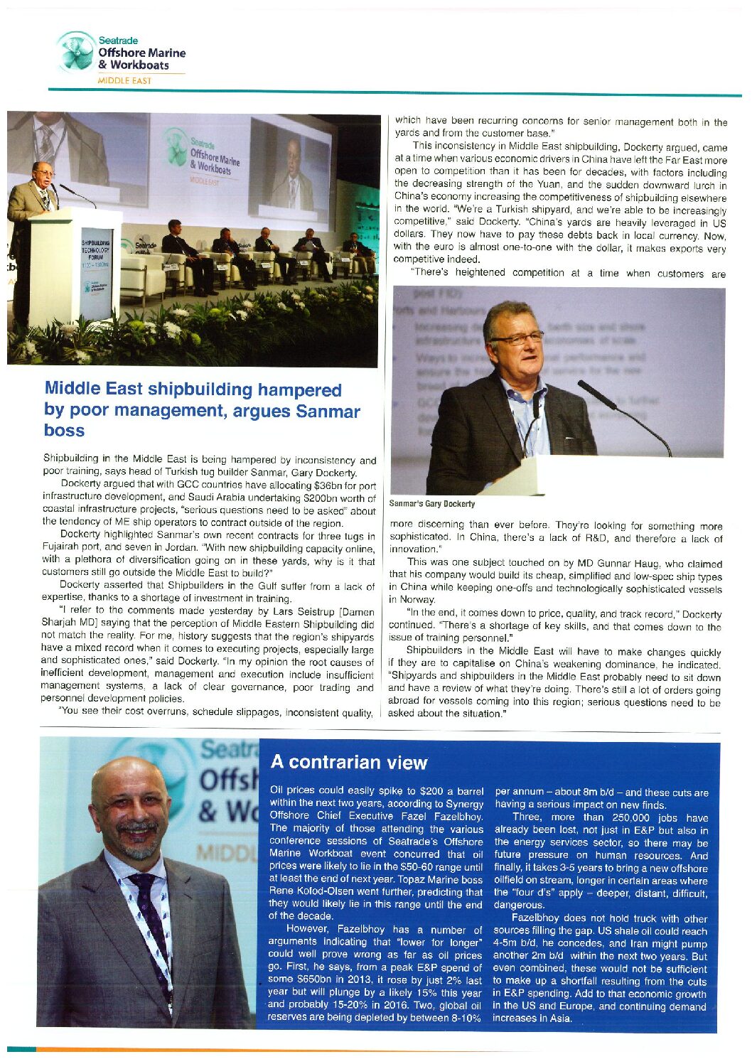 Seatrade – October 2015