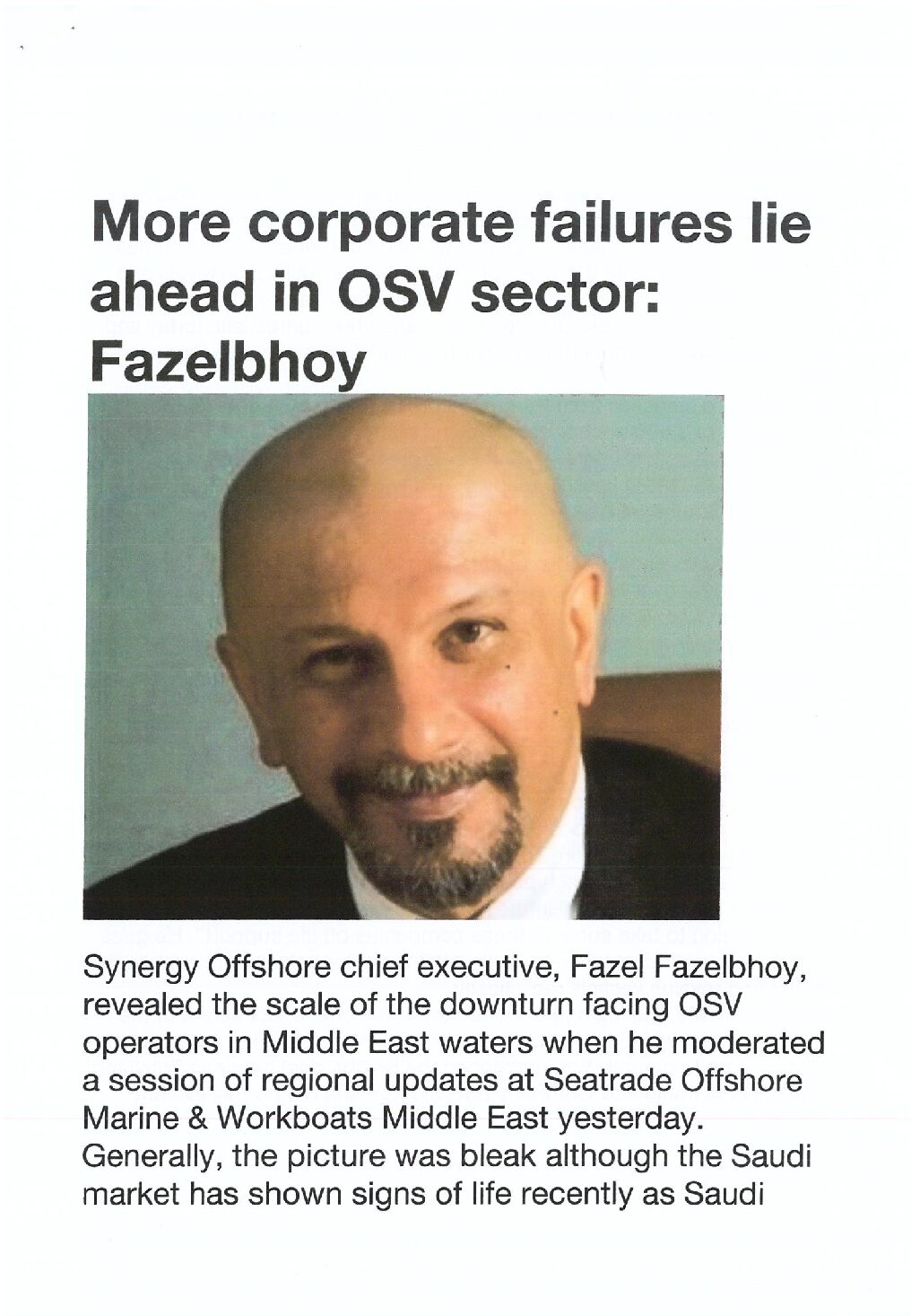 Seatrade – September 2017